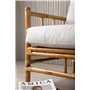 3-sitssoffa Cane 3-Sits, Natur