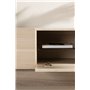 TV-bänk Cuenca, 160 cm, Vitlaserad