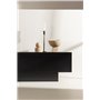 TV-bänk Cuenca, 160 cm, Svart