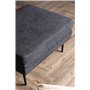 Fåtölj Boom Ottoman, 90 × 70 cm, Svart