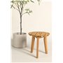 Runt sidobord Chania Bord, Ø40 cm, Natur