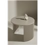 Runt soffbord Bristol, Ø60 cm, Beige