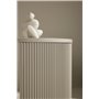 Runt soffbord Bristol, Ø60 cm, Beige