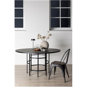 Runt matbord Copenhagen, Ø140 cm, Svart