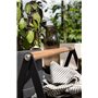 Sidobord Clarin Bord, 43 × 43 cm, Svart