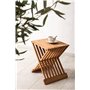 Sidobord Ghana Bord, 40 × 40 cm, Natur