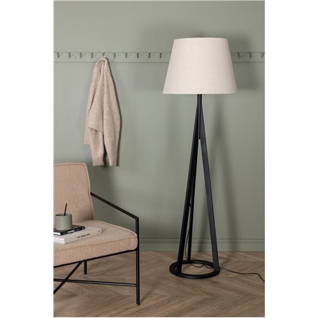 Golvlampa Kona, Svart