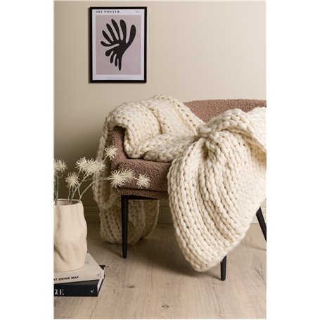 Pläd Kate, Offwhite
