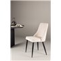 Matstol Leone, Beige/Svart