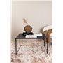 Soffbord Netz, 80 × 80 cm, Svart