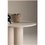 Runt matbord Olivia, Ø110 cm, Beige