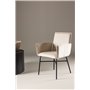 Matstol Petra, Beige/Svart