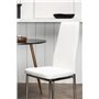 Matstol Pastill, Vit/Silver
