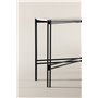 Sidobord Razzia Bord, 110 × 30 cm, Vit