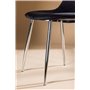 Matstol Polar, Svart/Silver