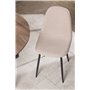 Matstol Polar, Beige/Svart