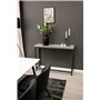 Sidobord Rise Bord, 110 × 30 cm, Svart