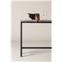Sidobord Rise Bord, 110 × 30 cm, Svart