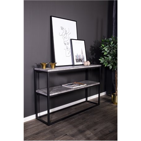 Sidobord Rise Bord, 110 × 30 cm, Svart