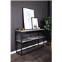 Sidobord Rise Bord, 110 × 30 cm, Svart