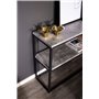 Sidobord Rise Bord, 110 × 30 cm, Svart