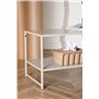 Sidobord Staal Bord, 102 × 43 cm, Beige