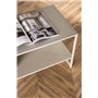 Sidobord Staal Bord, 102 × 43 cm, Beige