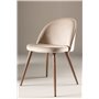 Matstol Velvet, Beige/Mocca
