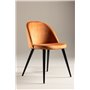 Matstol Velvet, Rostorange/Svart