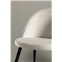 Matstol Velvet, Beige/Svart