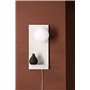 Vägglampa Troyes, Light Grey