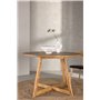 Runt matbord Yakidon, Ø120 cm, Brun