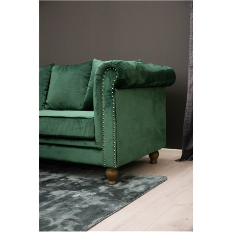 3-sitssoffa Velvet 3-Sits, Grön