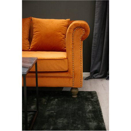 3-sitssoffa Velvet 3-Sits, Rusty Orange