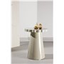Runt sidobord Krull sidobord, Ø45 cm, Beige