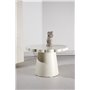 Runt soffbord Krull soffbord, Ø70 cm, Beige
