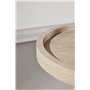 Runt sidobord Krille sidobord, Ø60 cm, Beige