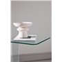 Sidobord Telemark sidobord, 45 × 45 cm, Transparent