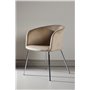 Matstol Berit, Beige/Silver