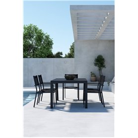 Matgrupp Capo med Copacabana matstolar, 160 × 100 cm