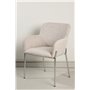Matstol Vätö, Beige/Silver