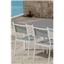 Matgrupp Break med Copacabana matstolar, 205 × 90 cm