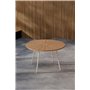 Runt matbord San Vito, Ø120 cm, Beige