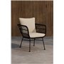 Matstol Isola, Beige/Svart