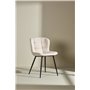 Matstol Lily, Beige/Svart