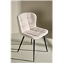 Matstol Lily, Beige/Svart